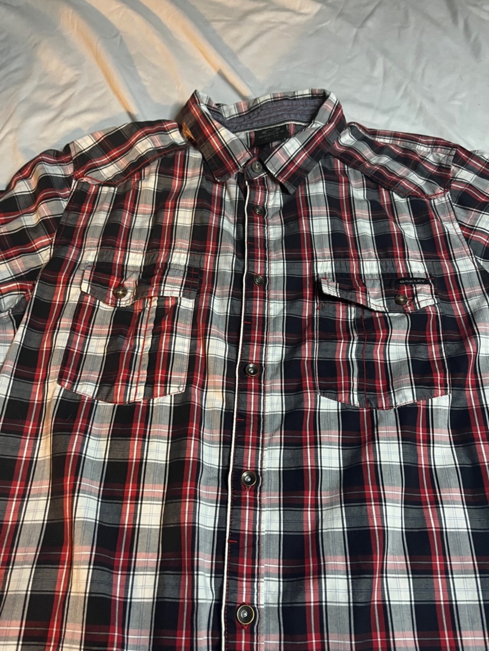 Oakley Plaid ButtonDown Shirt - Picture 3 of 9